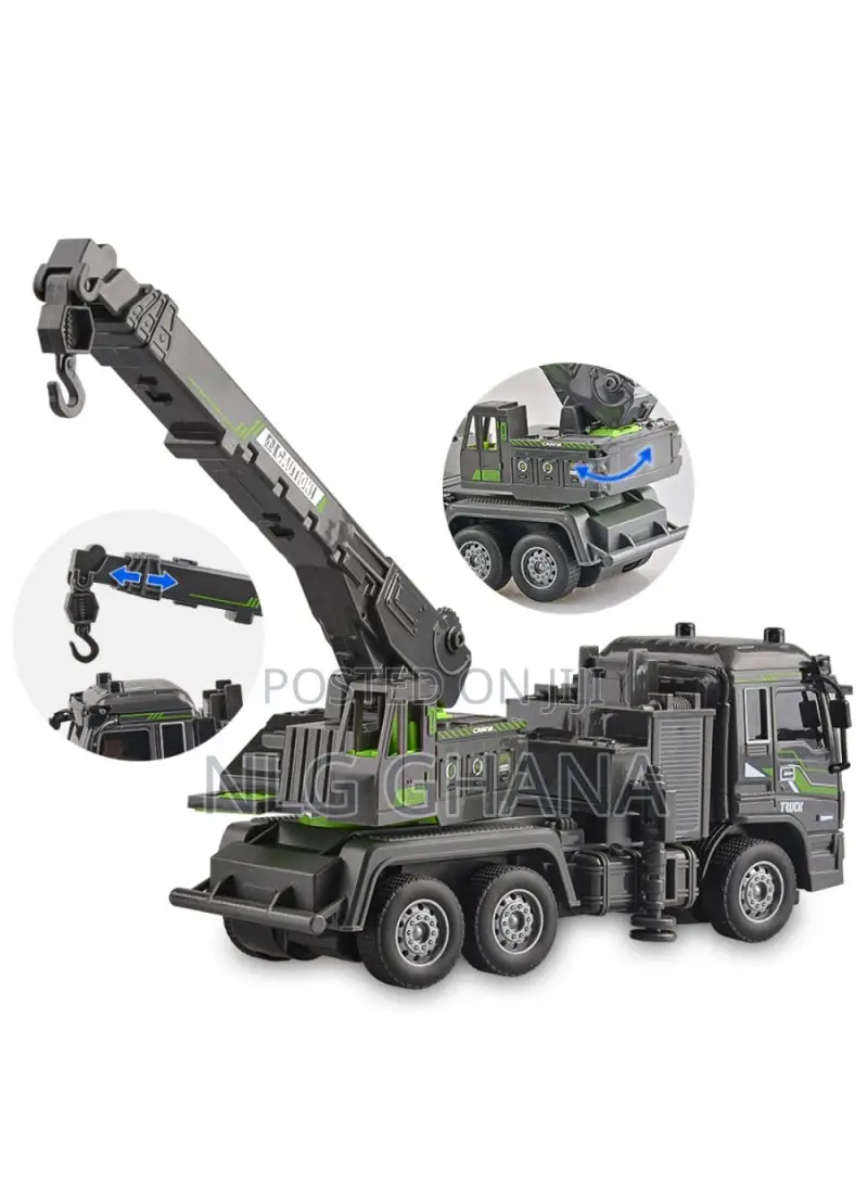 Children 1:32 4ch Rc Mixer Engineering Toy Multi-Joint Adjus