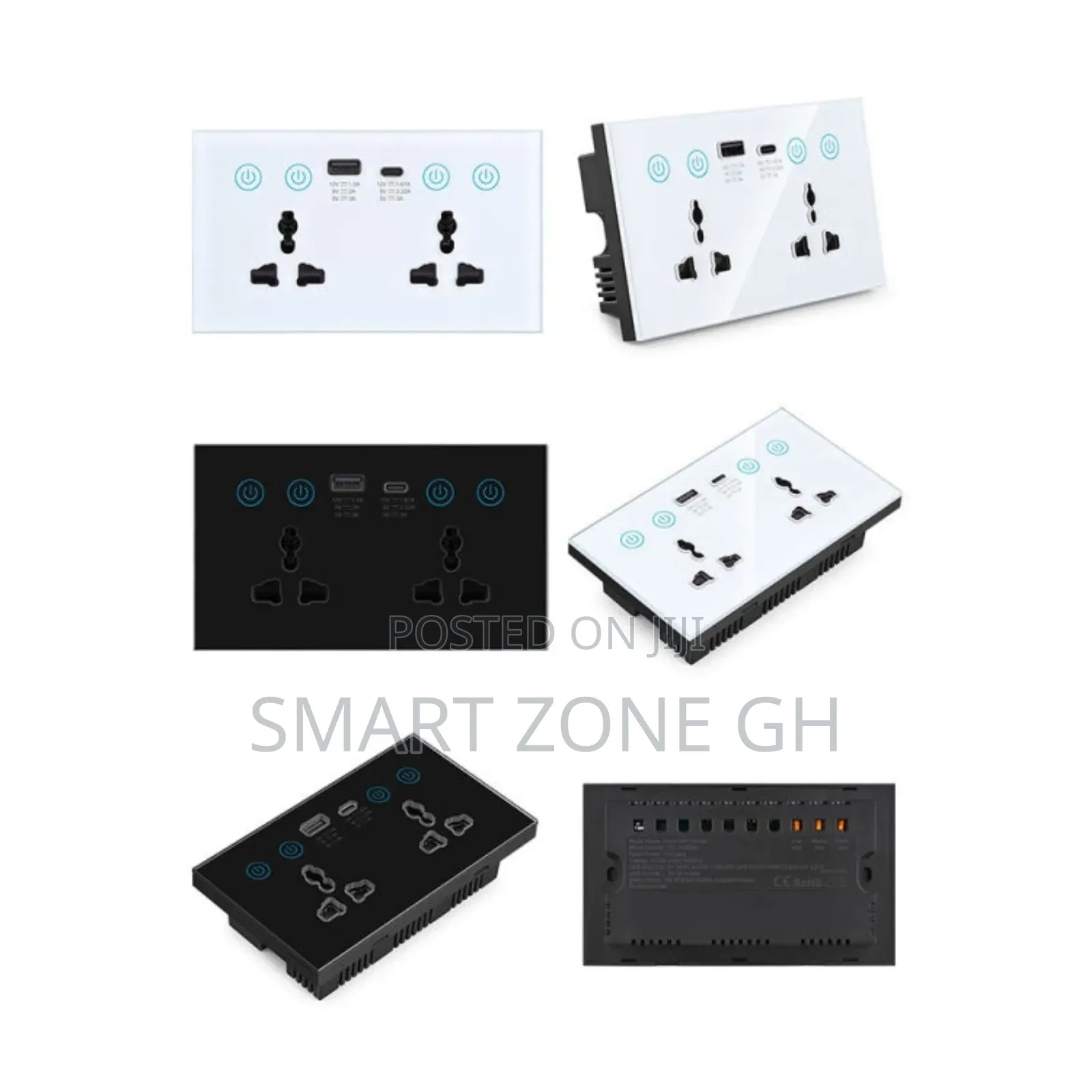 Smart Zigbee Double Socket With Type C