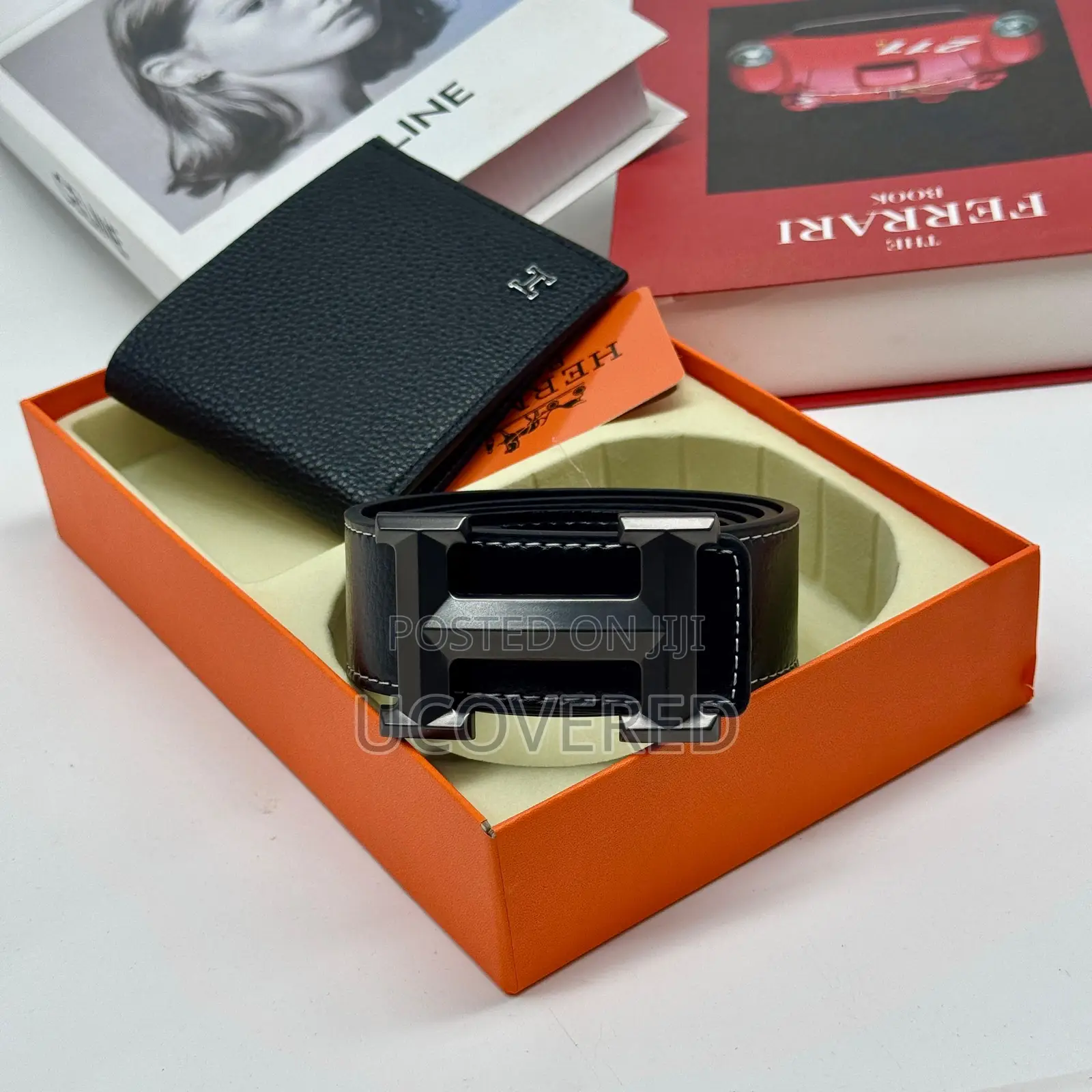 High Quality Belt + Wallet Set