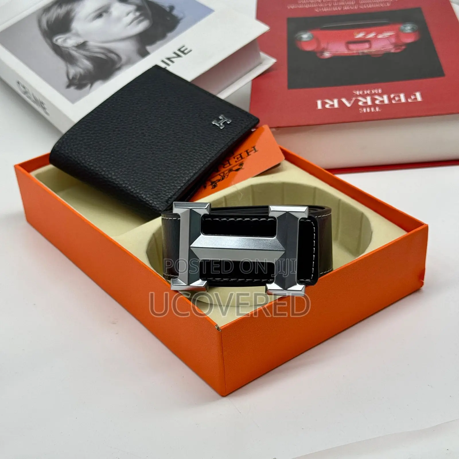 High Quality Belt + Wallet Set