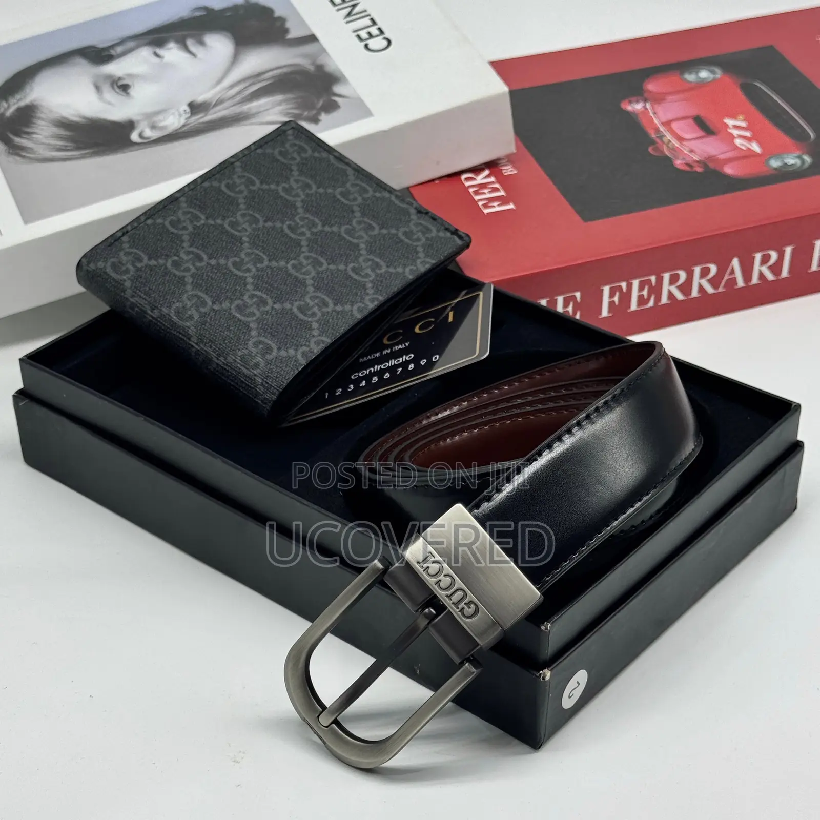 High Quality Belt + Wallet Set