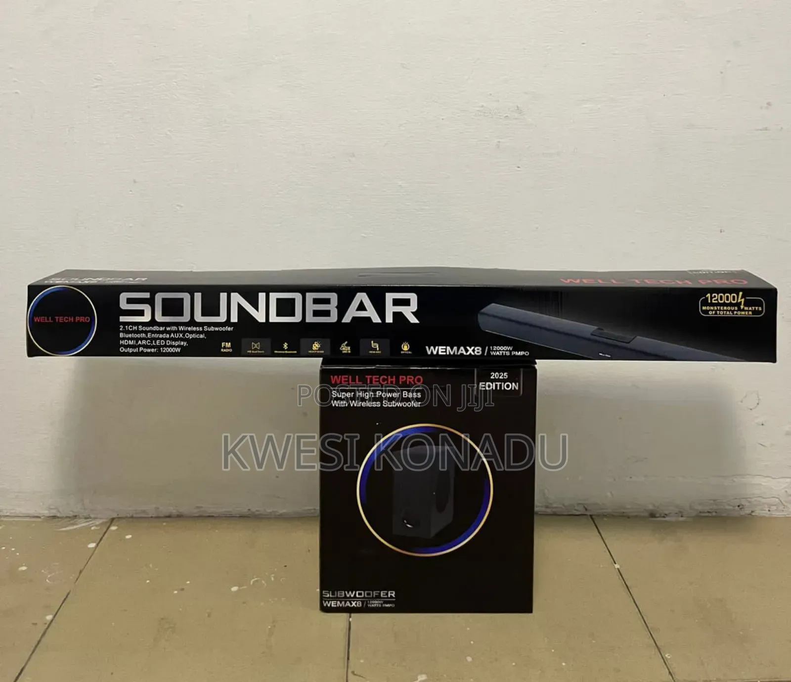 Well Tech Deep Bass Wireless Soundbar