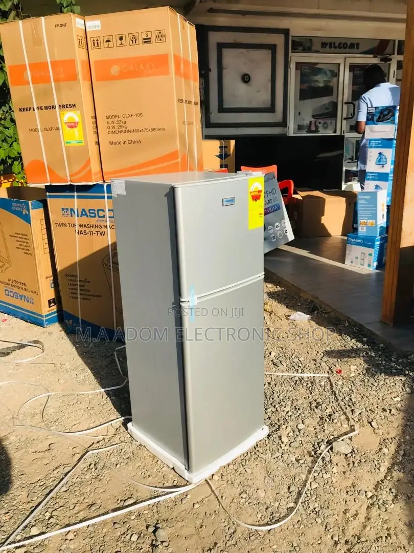 Nasco 112L Double Door Fridge: Your Fresh Food Solution
