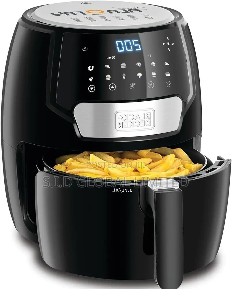Smokeless Cooking With Black Decker 4L Air Fryer-Af4037-B5