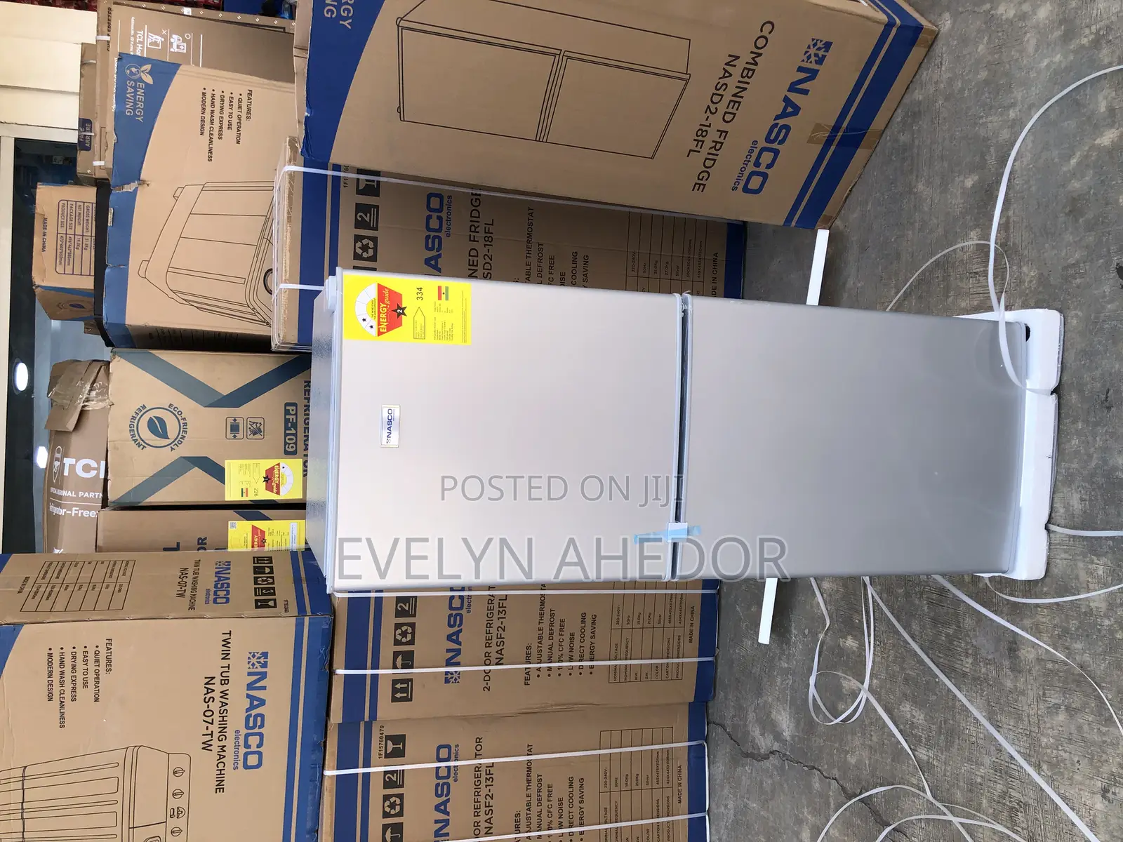 Nasco Bottom Freezer 136 Liters