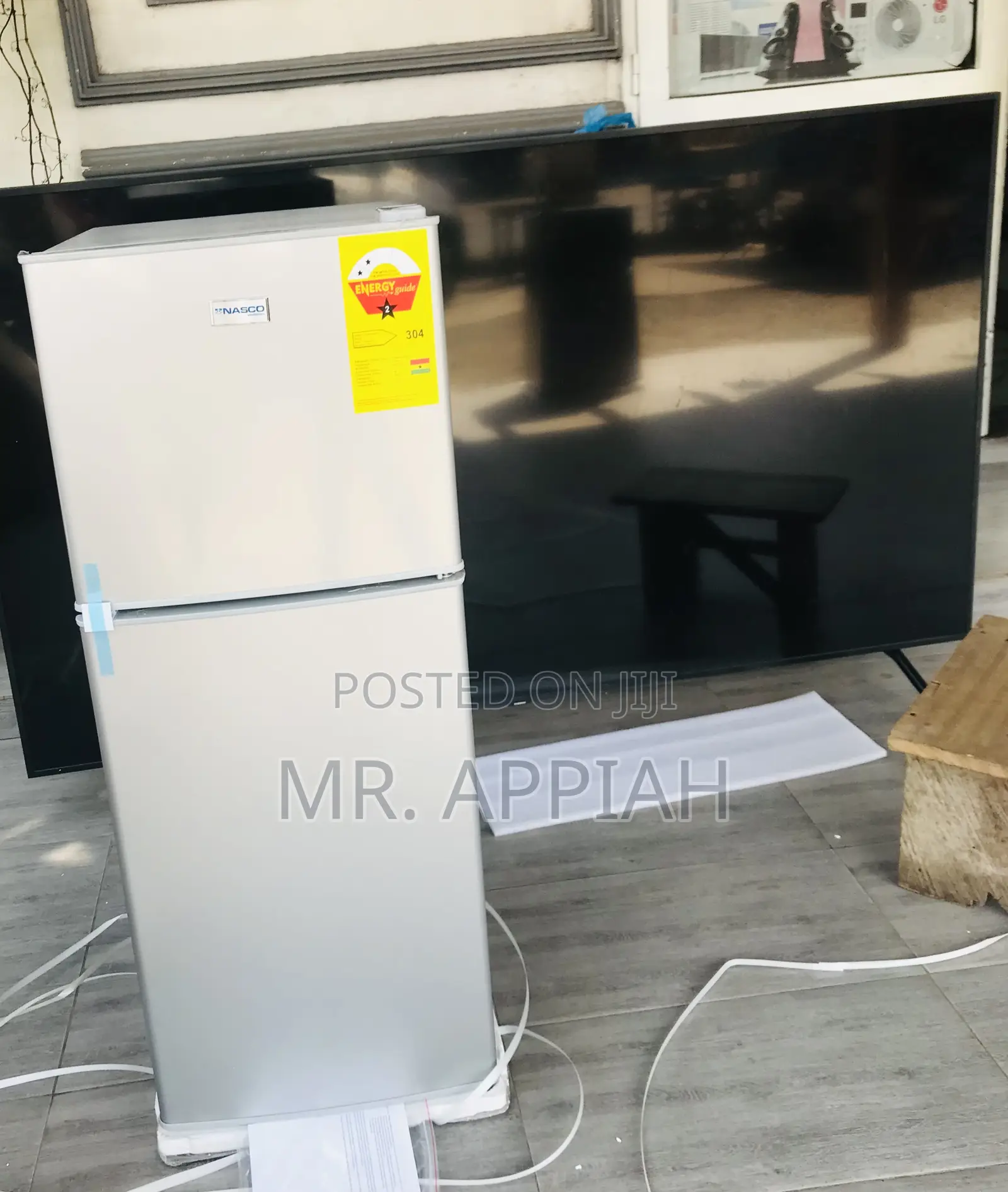 Choose Nasco Nasf2-13fl 110ltr Double Door Fridge(Silver).