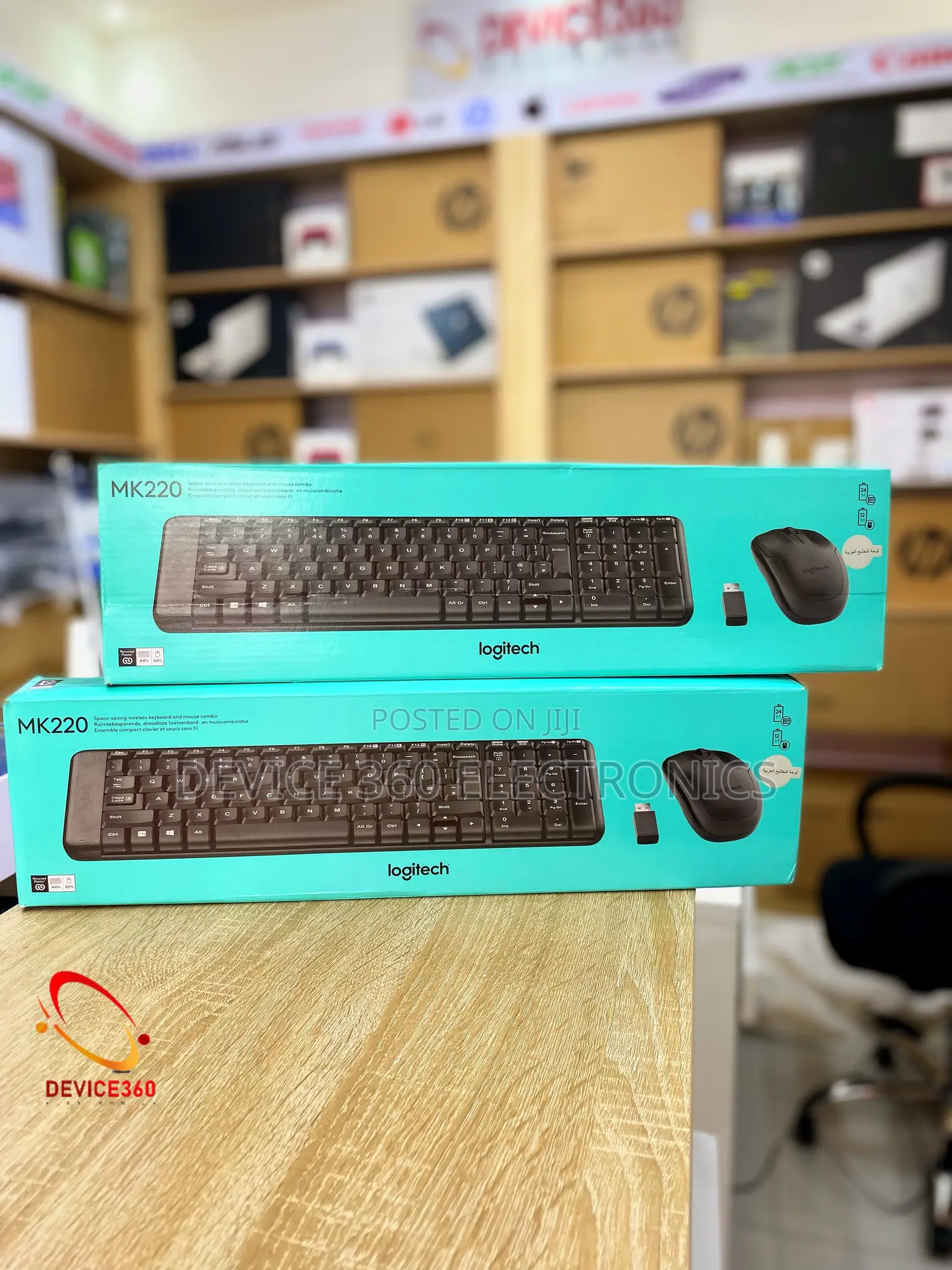 Logitech MK220 Wireless Combo Keyboard and Mouse