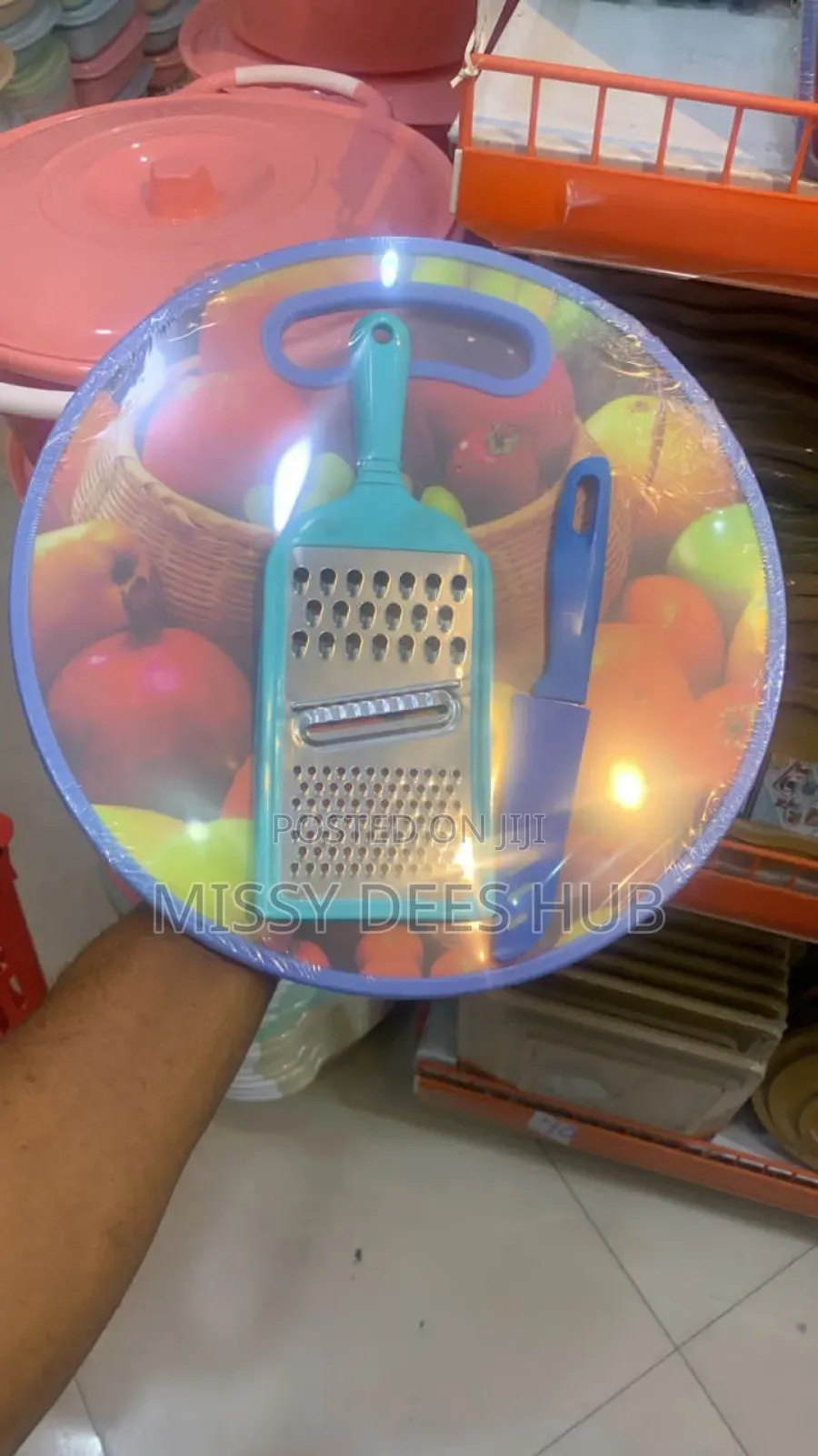 3in1 Kitchen Set (Board+Knife+Grater)