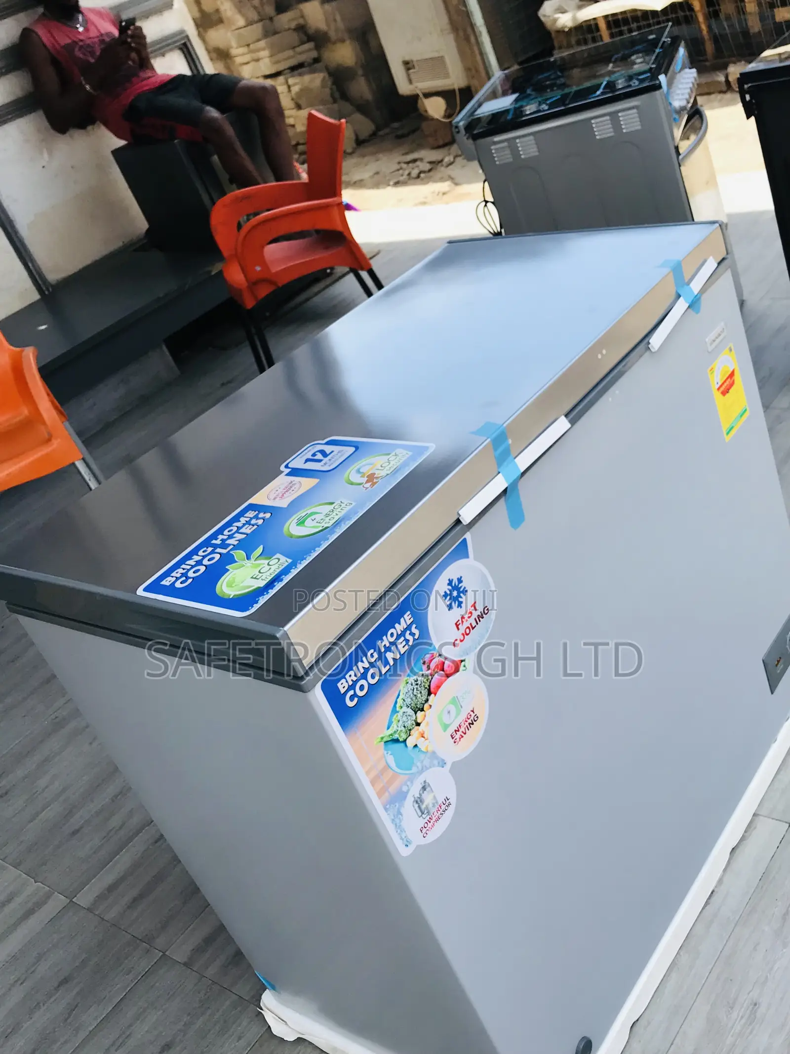 Unique Sliver 198L 1 Door Freezer Nasco Nas-250 Freezer