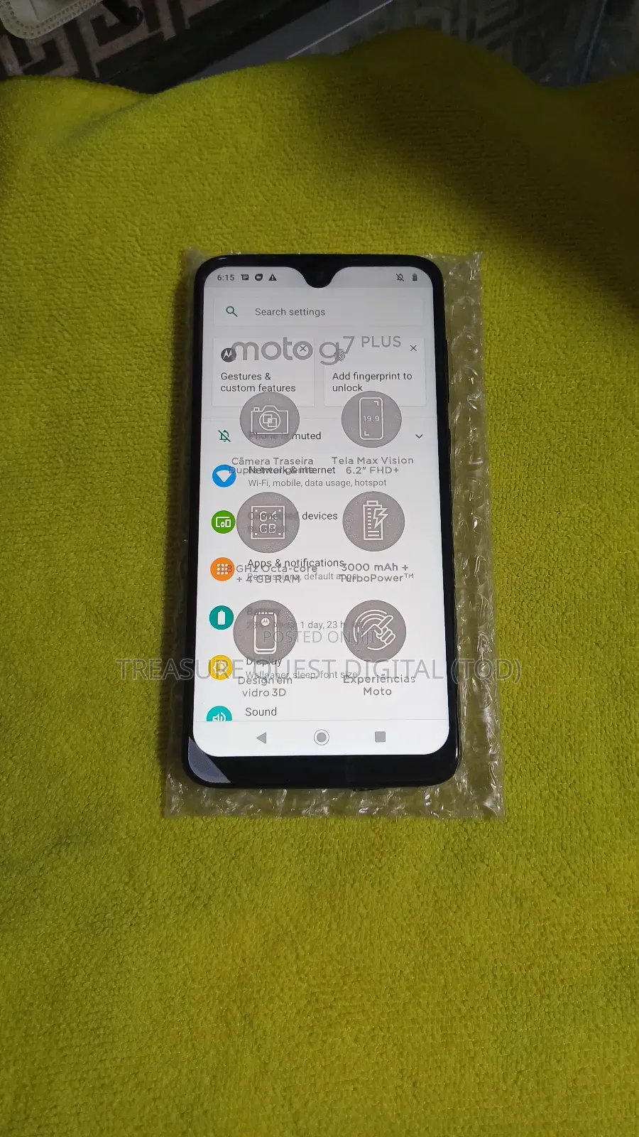 Motorola Moto G7 Plus 64 GB Black