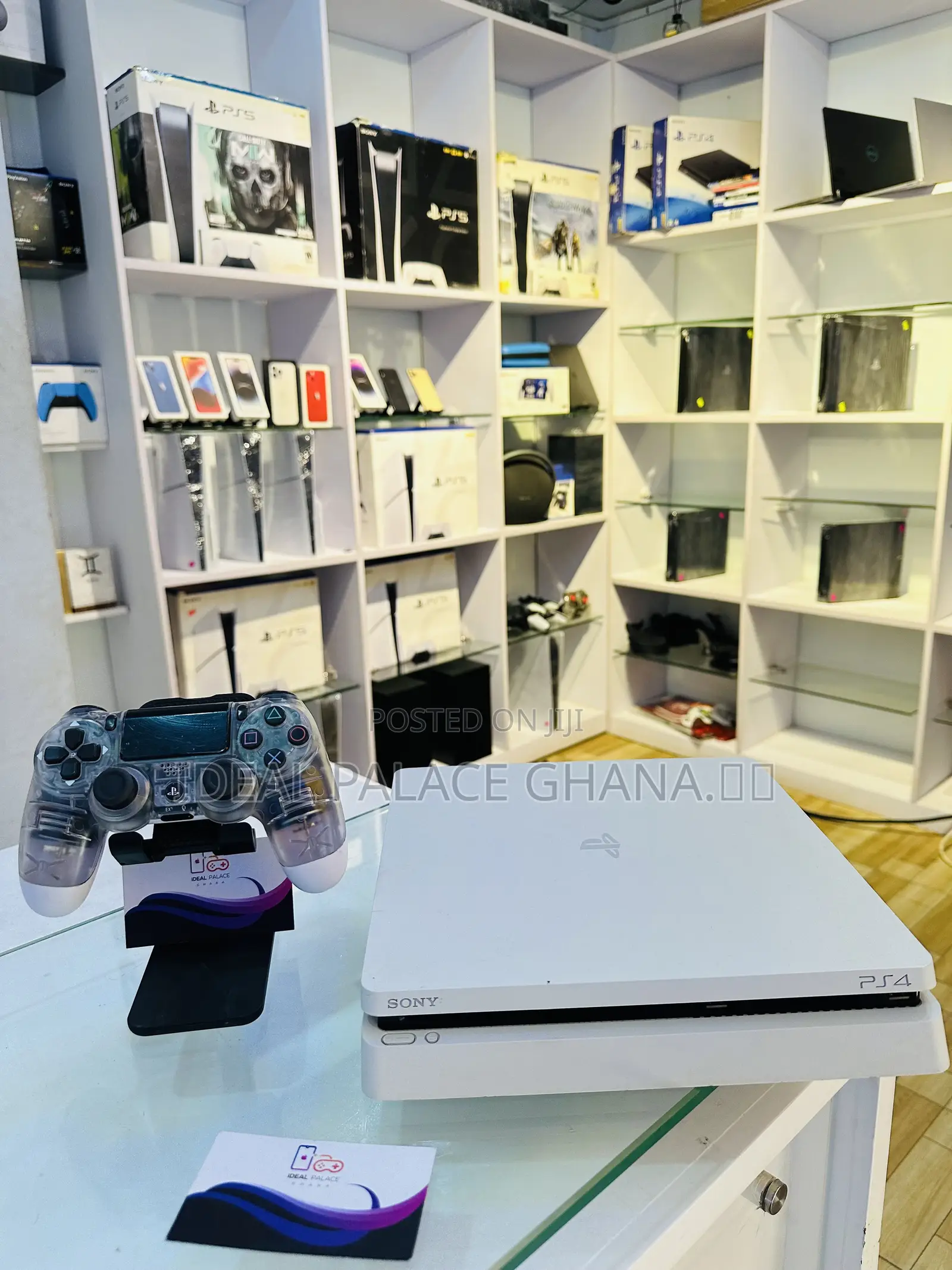 Ps4 Slim Limited White Edition With Games at Ideal Palace