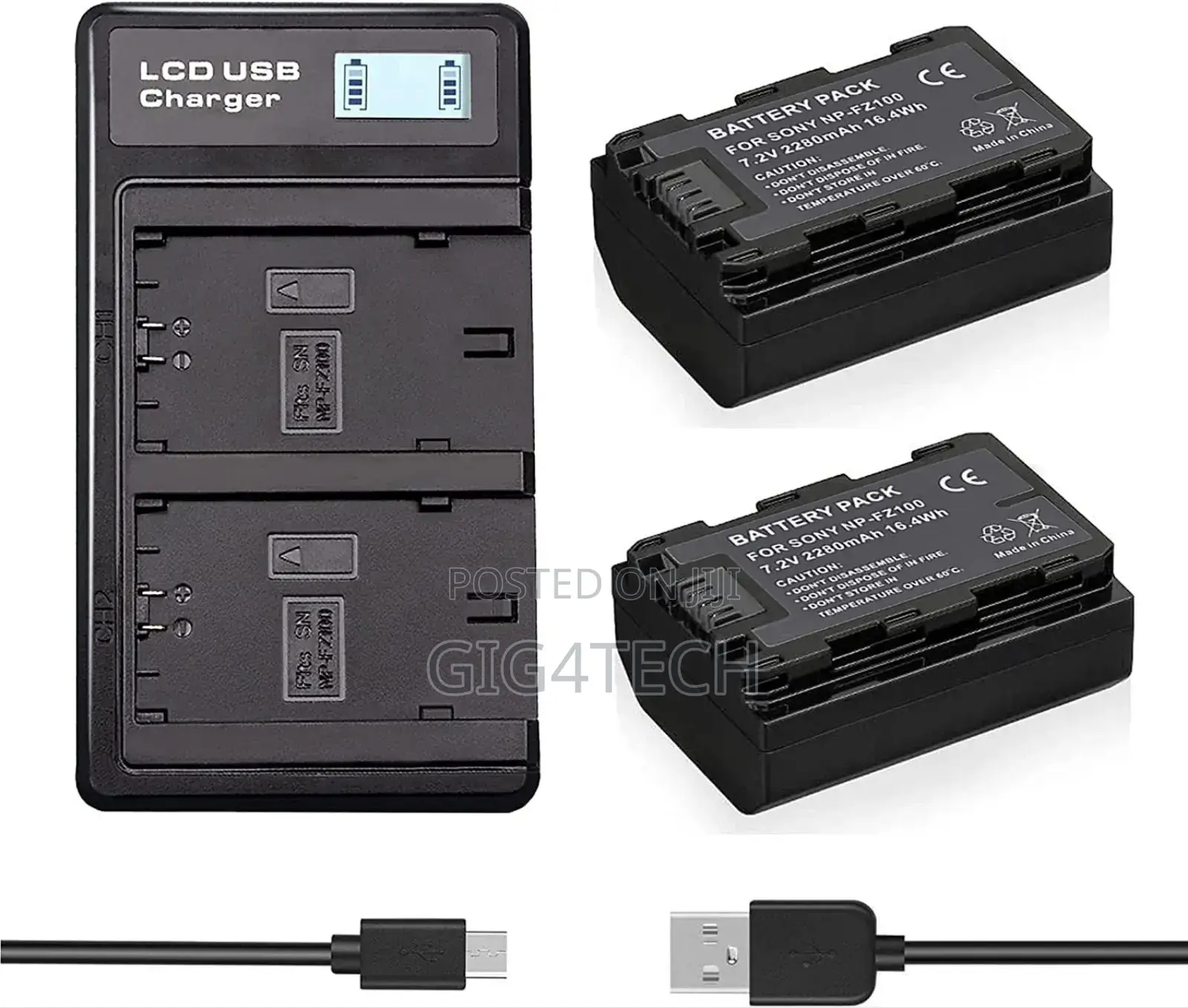 Lp-E6 Dual Battery Charger With LCD for 5d 6d 7d 80d Canon R