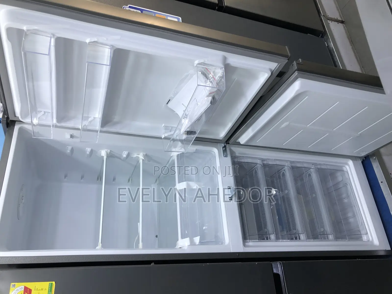 Nasco Double Door Fridge 258liters