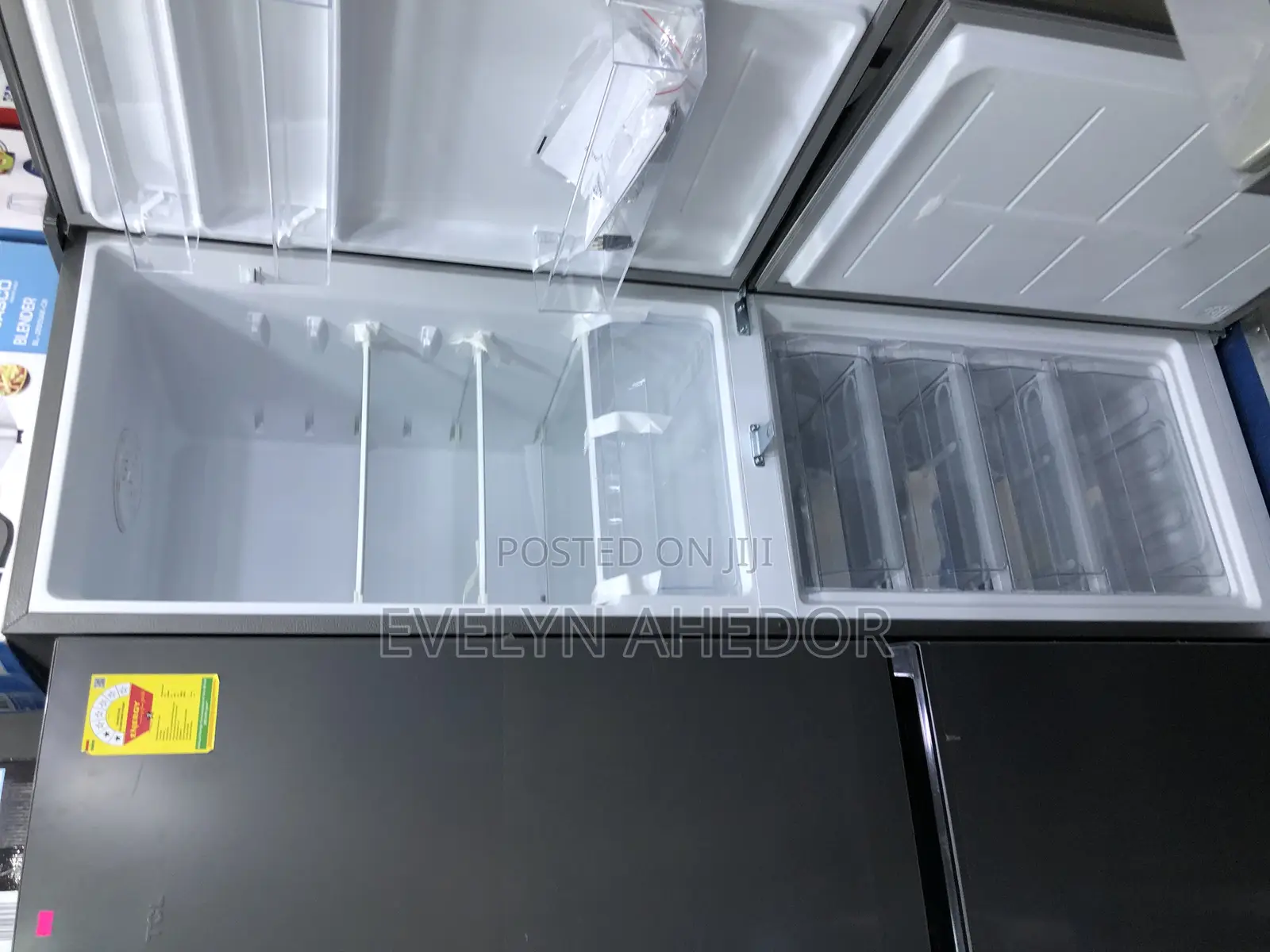 Nasco Double Door Fridge 258liters