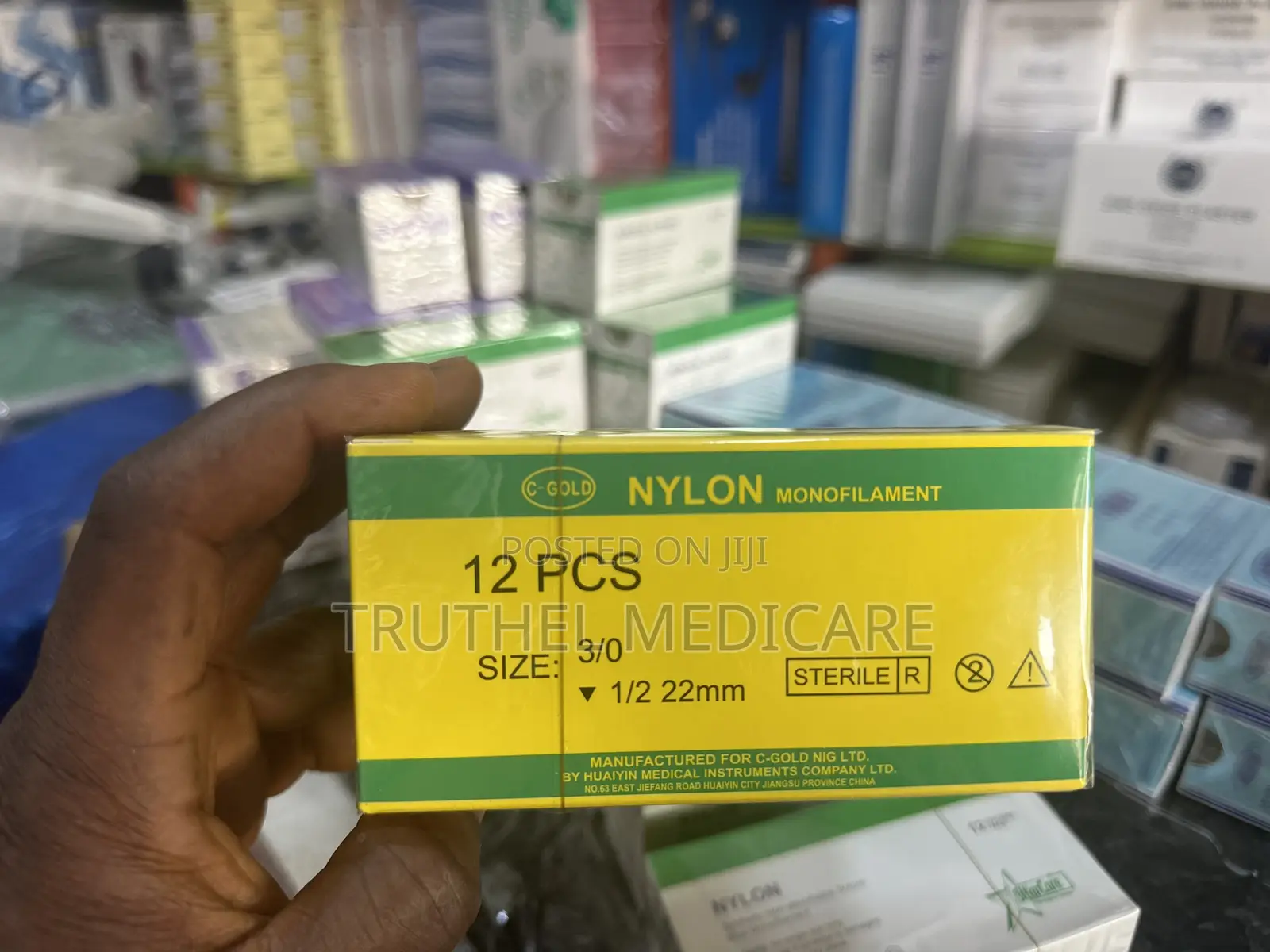 Surgical Sutures (Nylon 0,1,