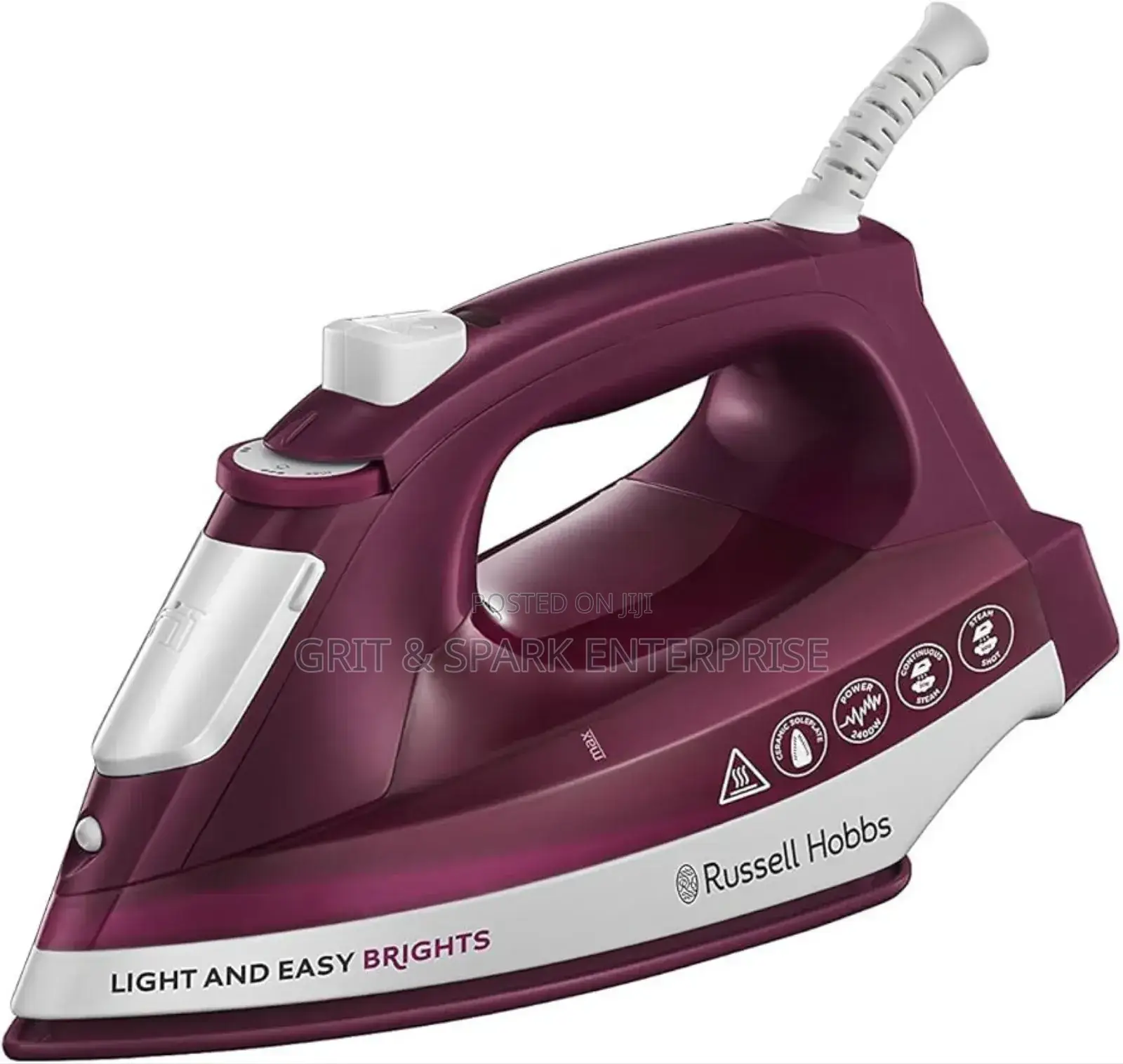 2400 W Brand New Russell Hobbs Steam Iron From Germany