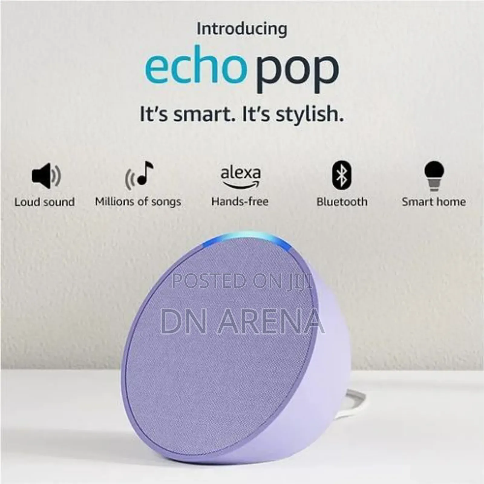 Amazon - Echo Pop (1st Generation) Smart Speaker With Alexa