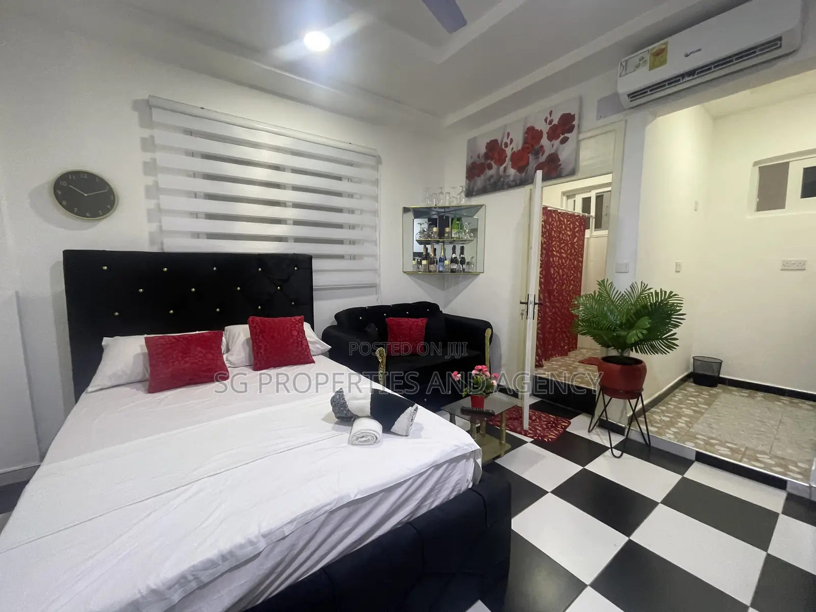 Furnished 1bdrm Apartment in Coca Cola, Spintex for rent