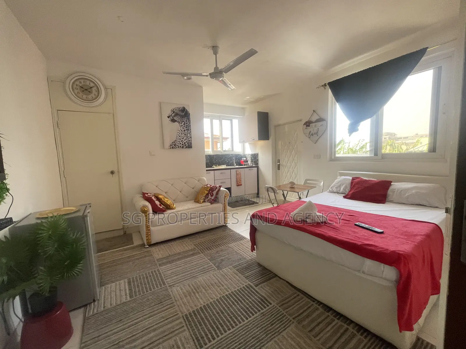 Furnished 1bdrm Apartment in Spintex for rent