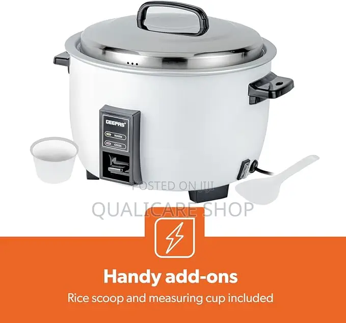 Geepas Commercial Rice Cooker 8L, 2500W