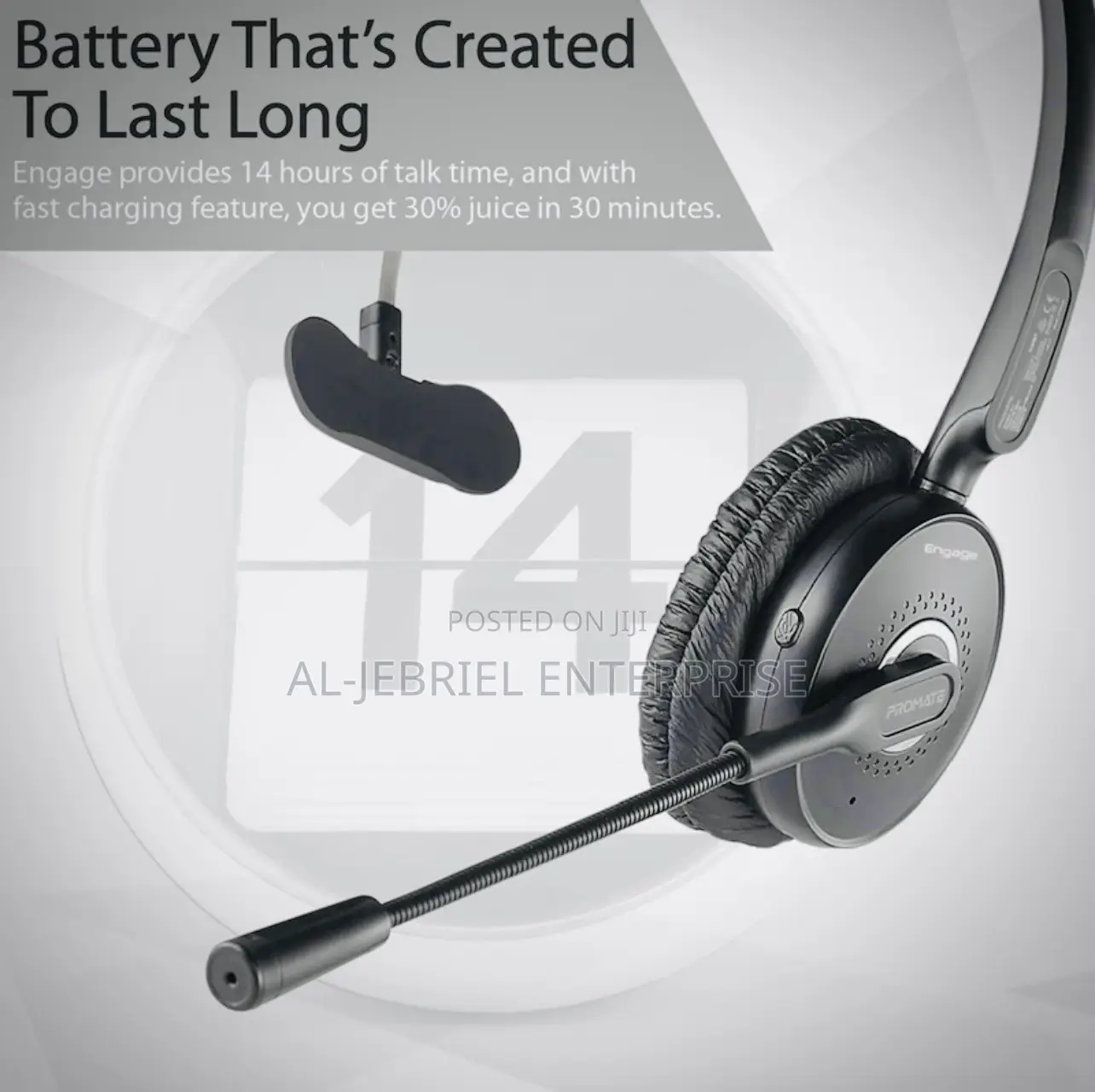 Engage HD Voice Clarity Over Ear Mono Earphone