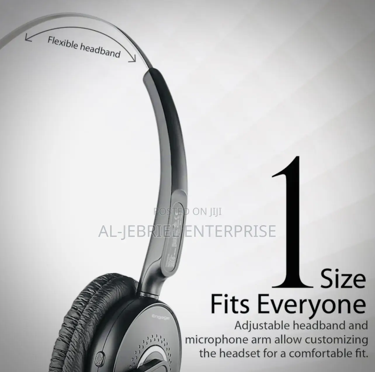 Engage HD Voice Clarity Over Ear Mono Earphone