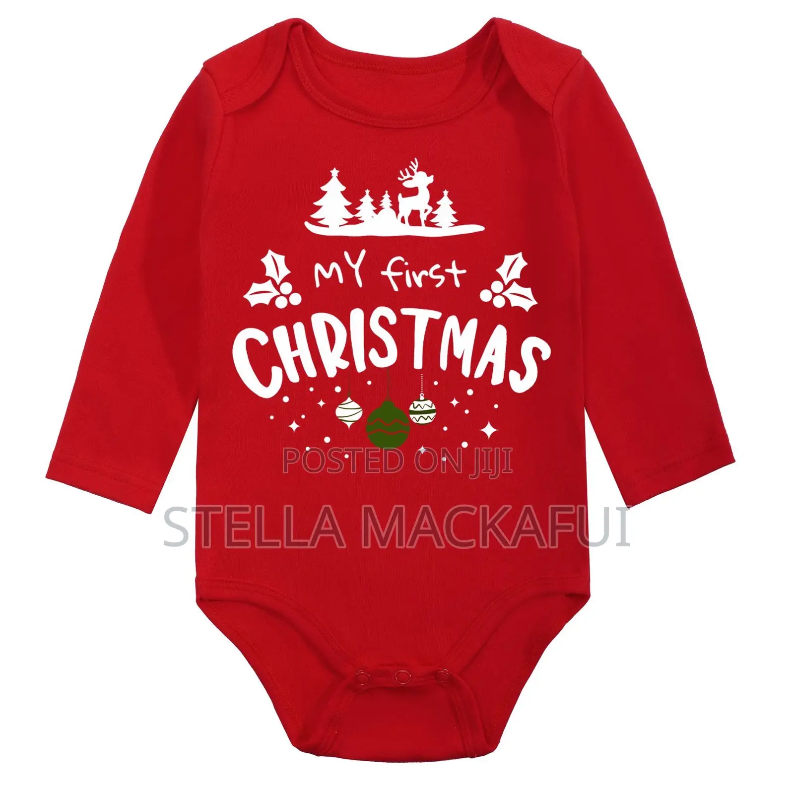 My First Christmas Rompers for 0-12months Babies