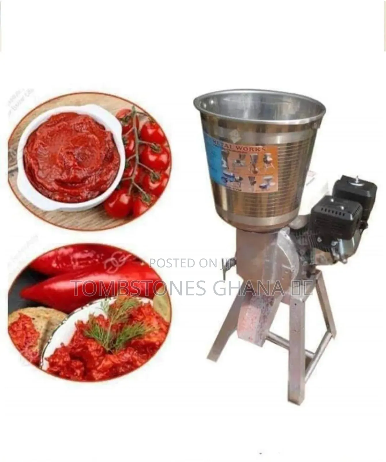 Tomatoes and Pepper Grinder Machine