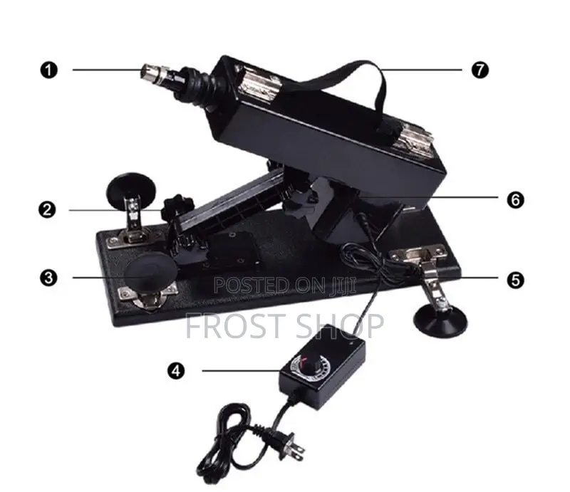 Automatic Sex Thrusting Machine_with 3 Extra Big Dildos