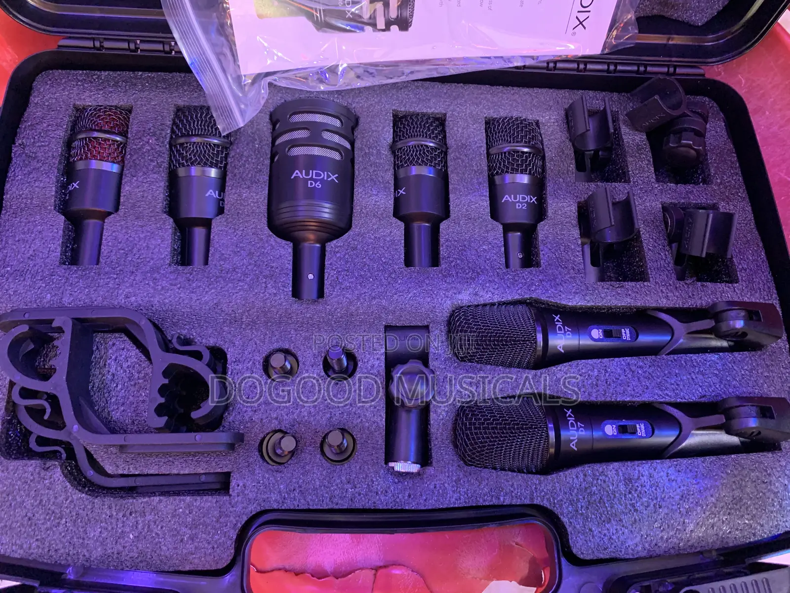 AUDIX DP7A 7-Piece Professional Drum Microphone