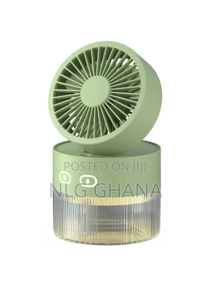 Desktop Air Conditioner Fan Rechargeable Desk Air Humidifier