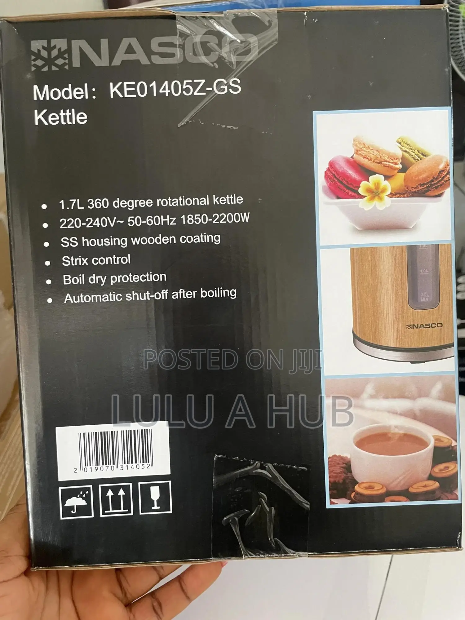 Nasco Electric Kettle [KE01405Z-GS].
