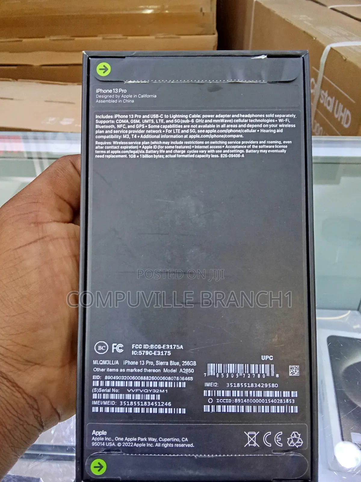 New Apple iPhone 13 Pro 256 GB Blue