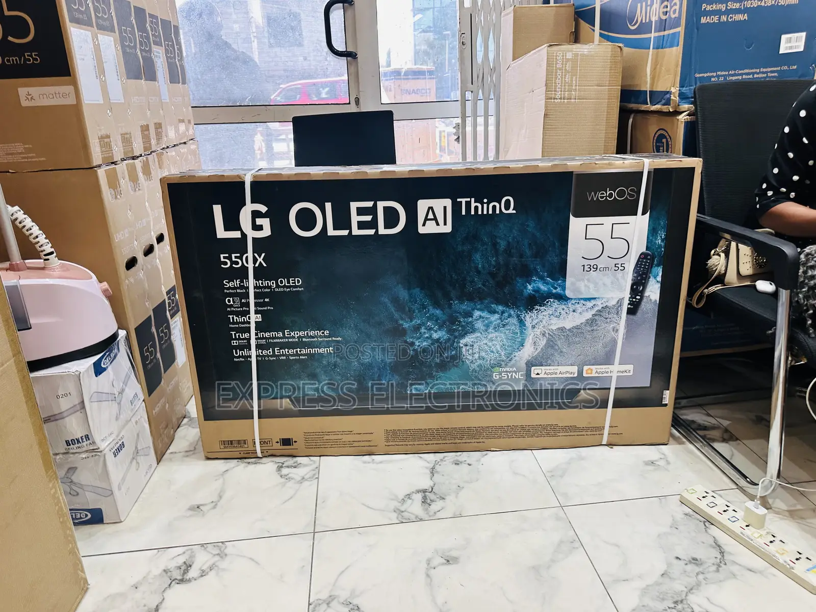 CX Series OLED Smart Screen LG 55”CX.