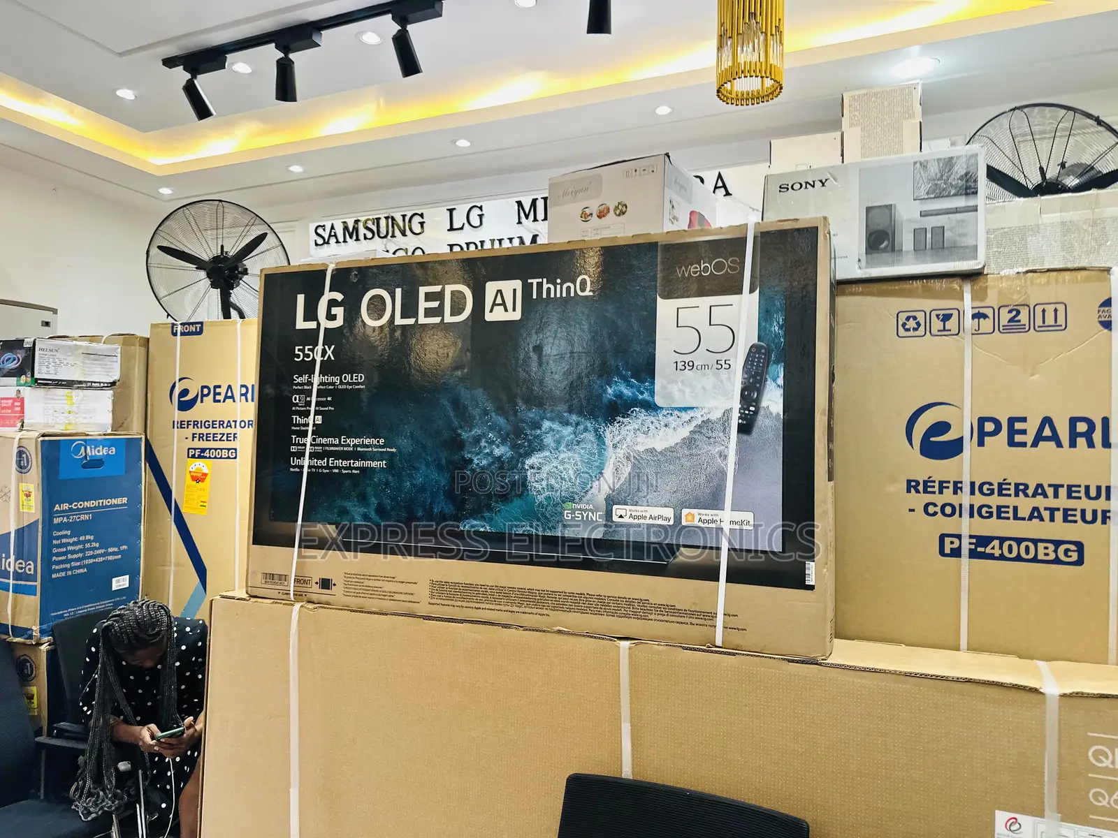 CX Series OLED Smart Screen LG 55”CX.