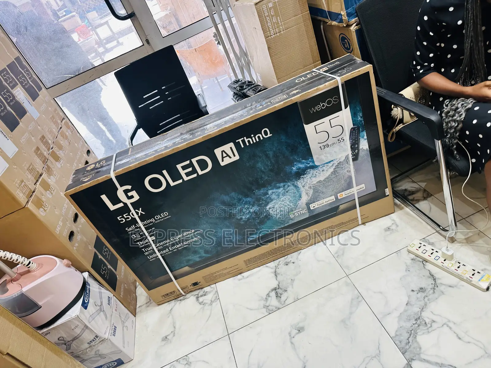 Ultra Modern Slim OLED Smart Webos 55”CX