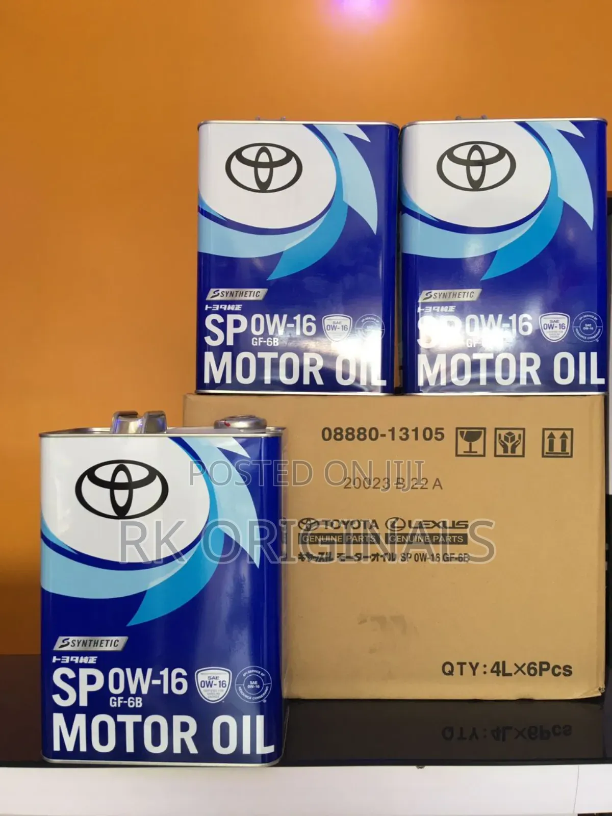 Toyota 0w16 Engine Oil 4l For Rav4/Camry 2018-2024 From Japan🇯🇵