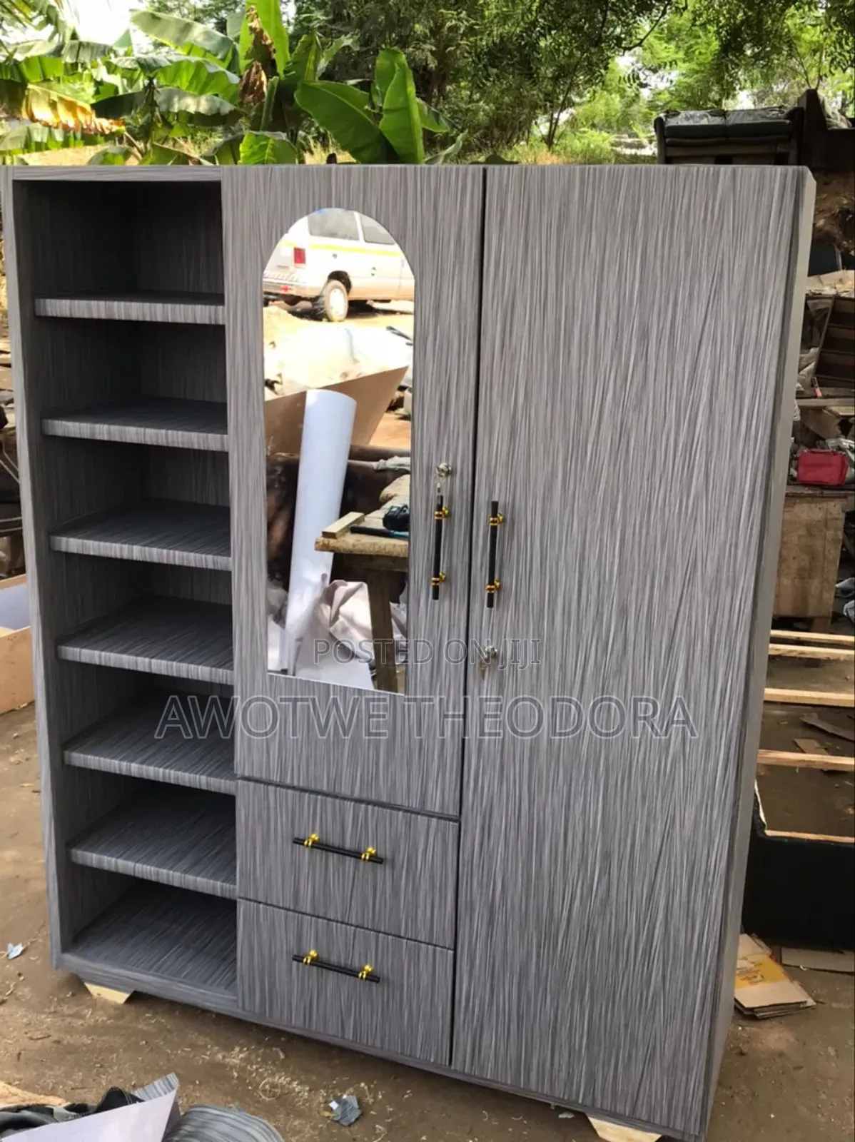 Quality 3in1 Wardrobe N Shoerack ( Payment After Delivery)