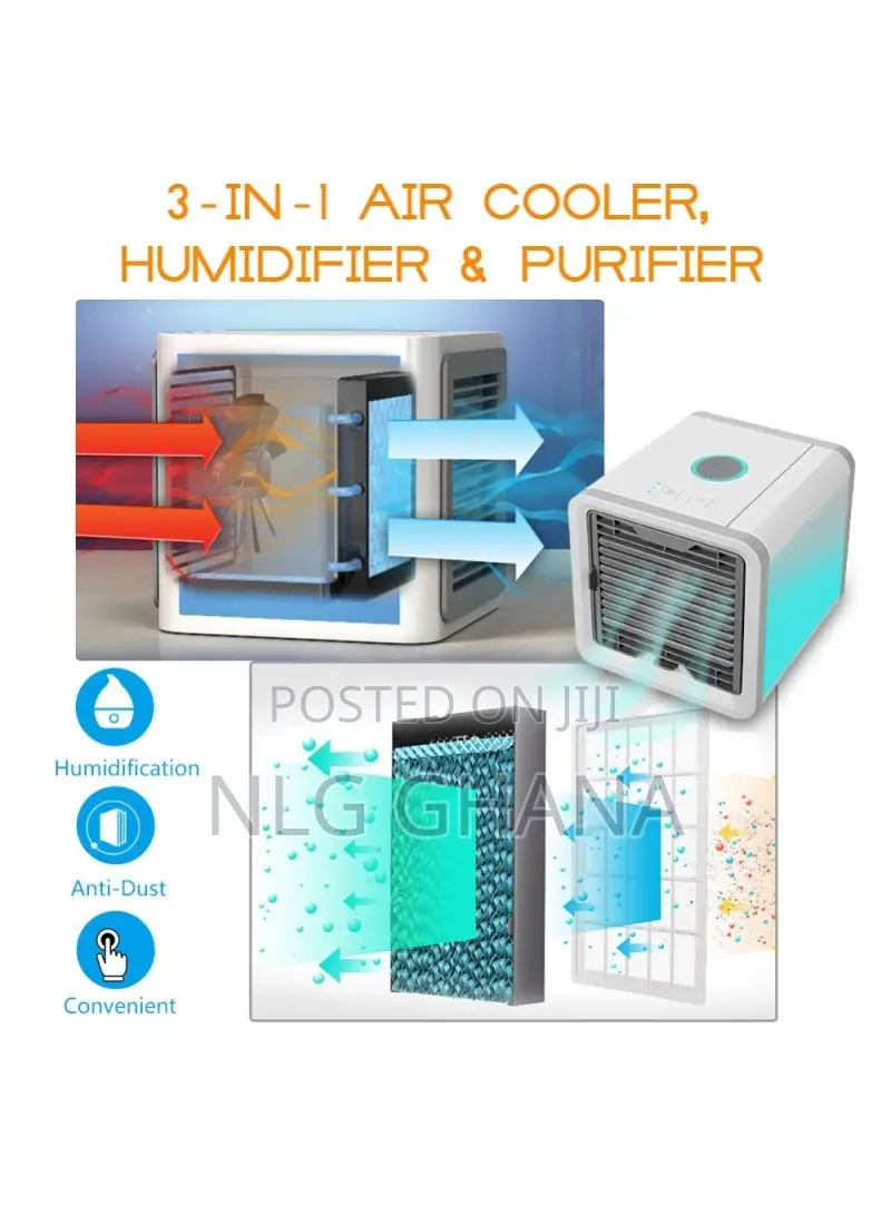 8W 375ml Portable Mini Air Conditioner Water Cooling USB Pow