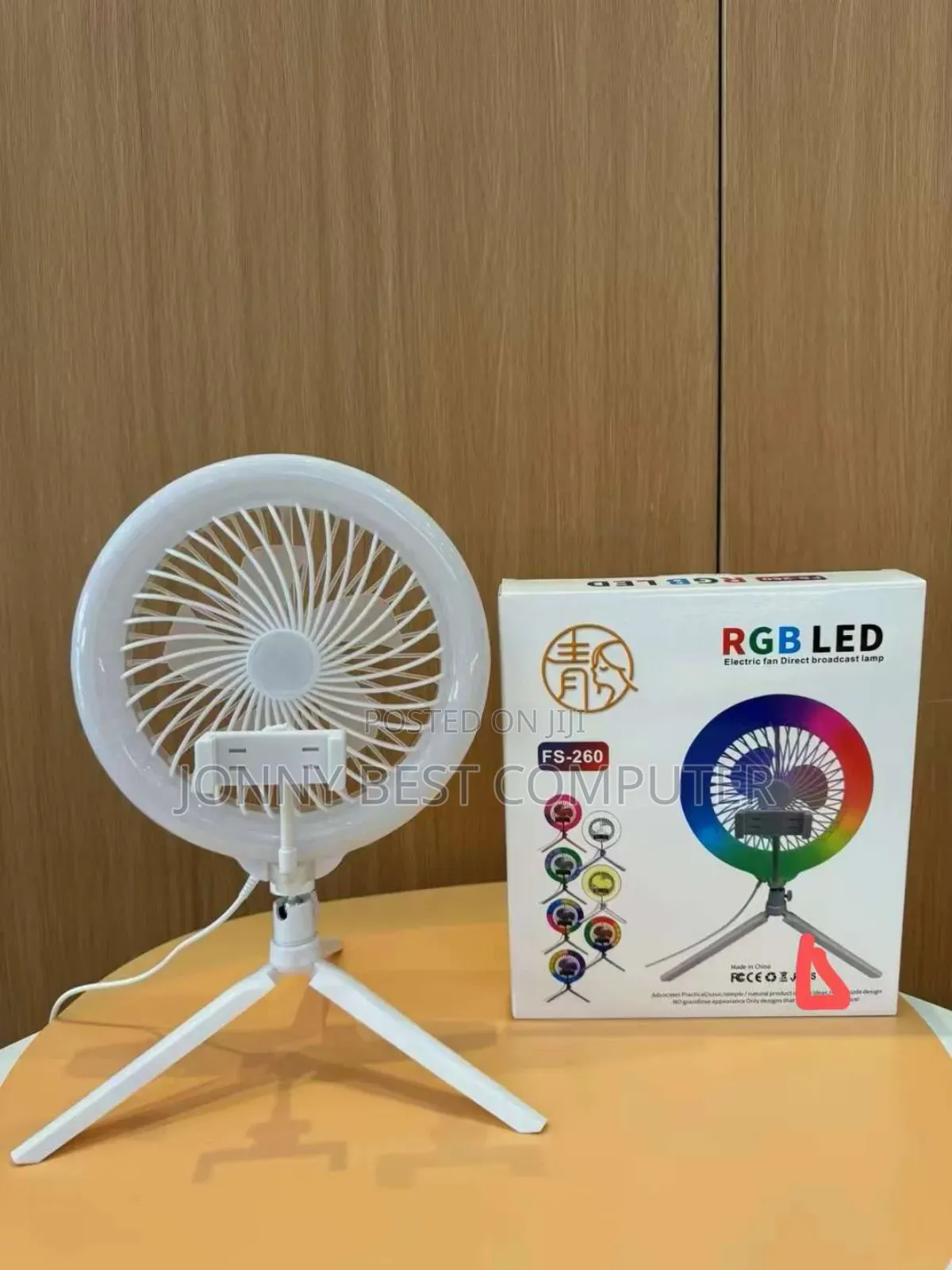RGB Fan Ring Light