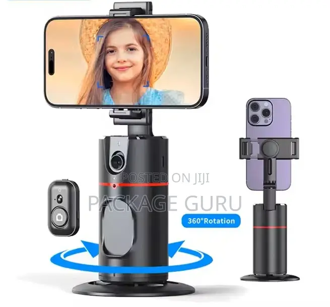 Auto Face Tracking Tripod With Remote 360 Rotation Tracking
