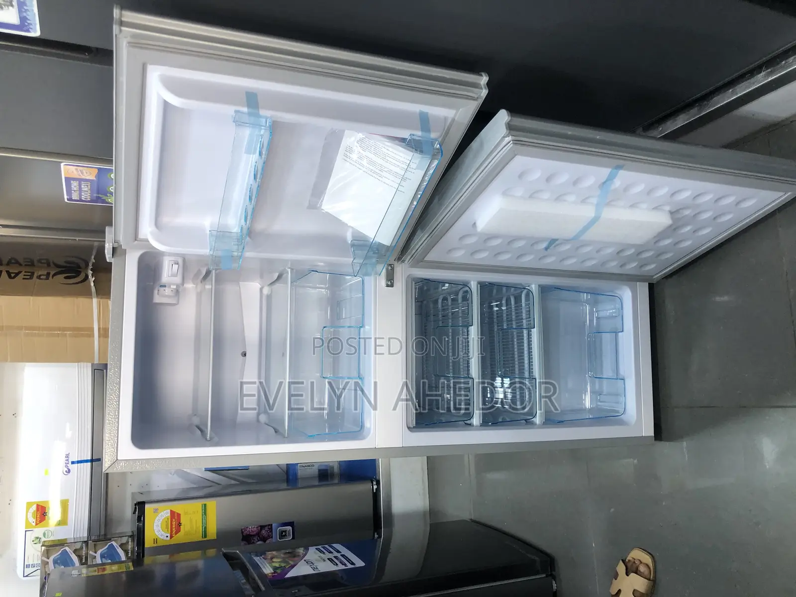 Nasco 116 Litres Double Door Fridge