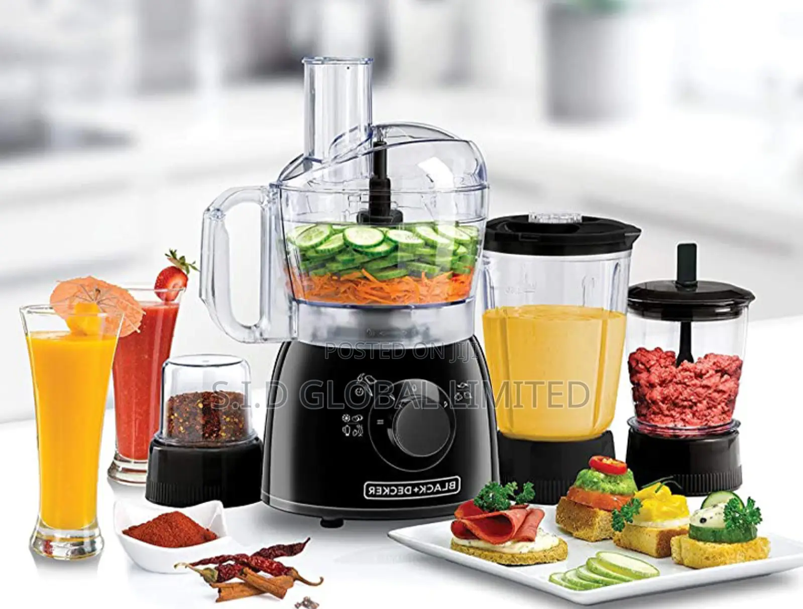 Rediscover the Joy of Black+Decker Food Processor 400W KR43-