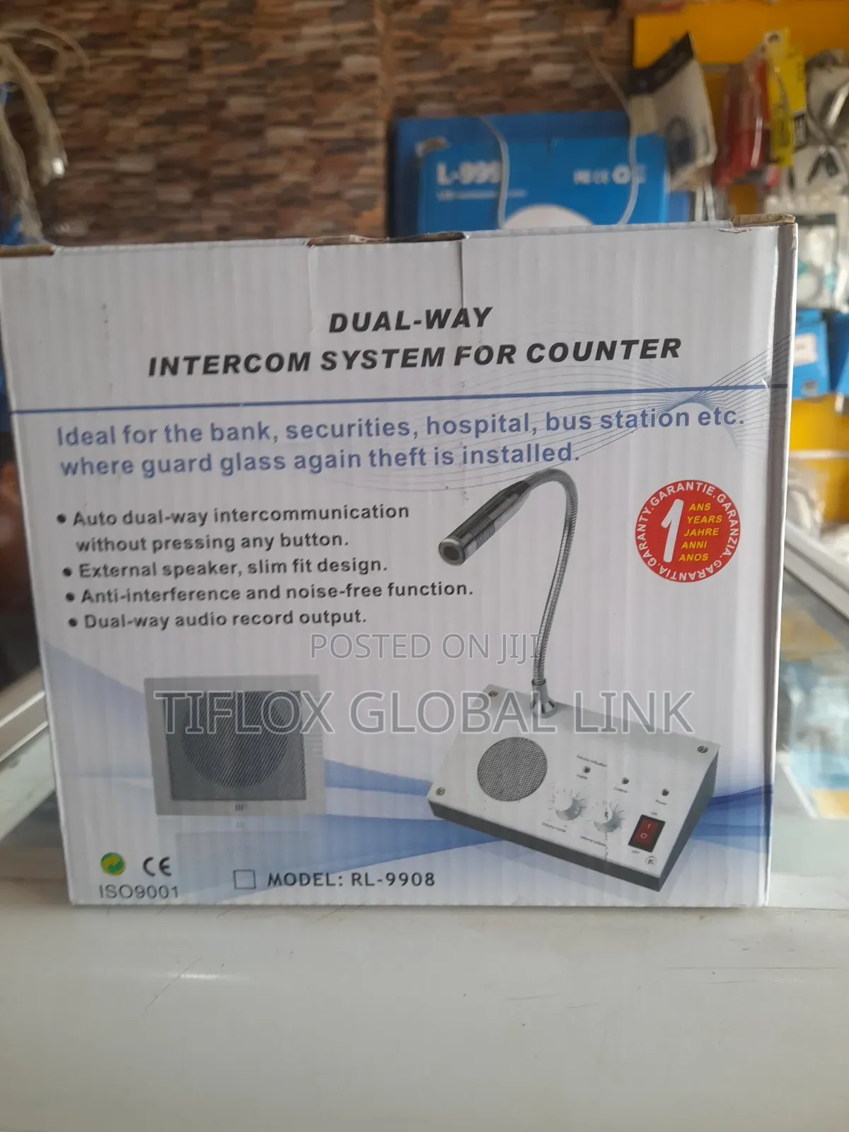 Counter Intercom (Dual Way Audio Record)
