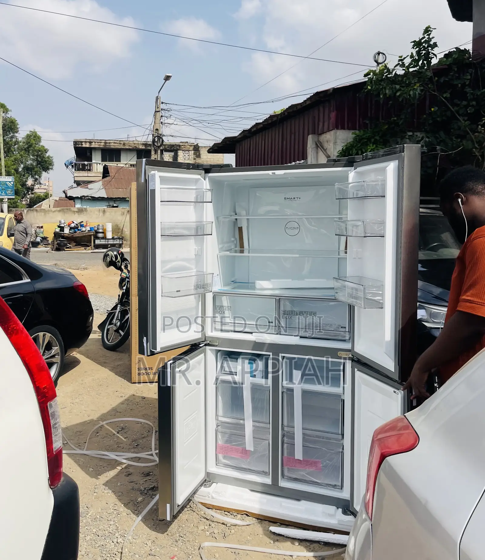 Extremely Chilling Midea MDRF632FGN46D Side by Side Fridge.