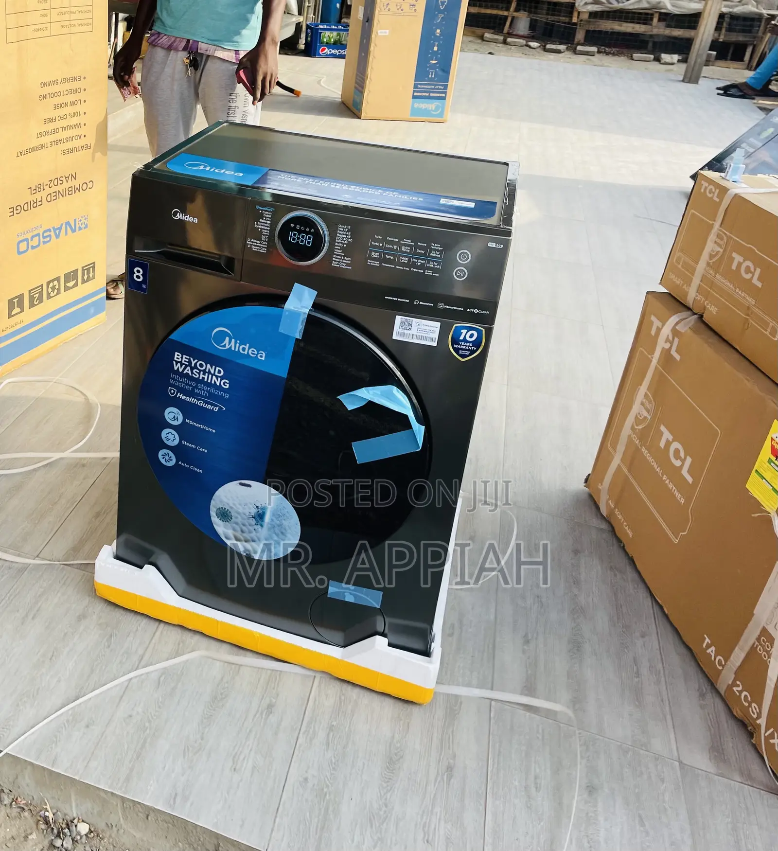 Brand New Midea MF-200W80WB/T 8kgFront Load Washing Machine
