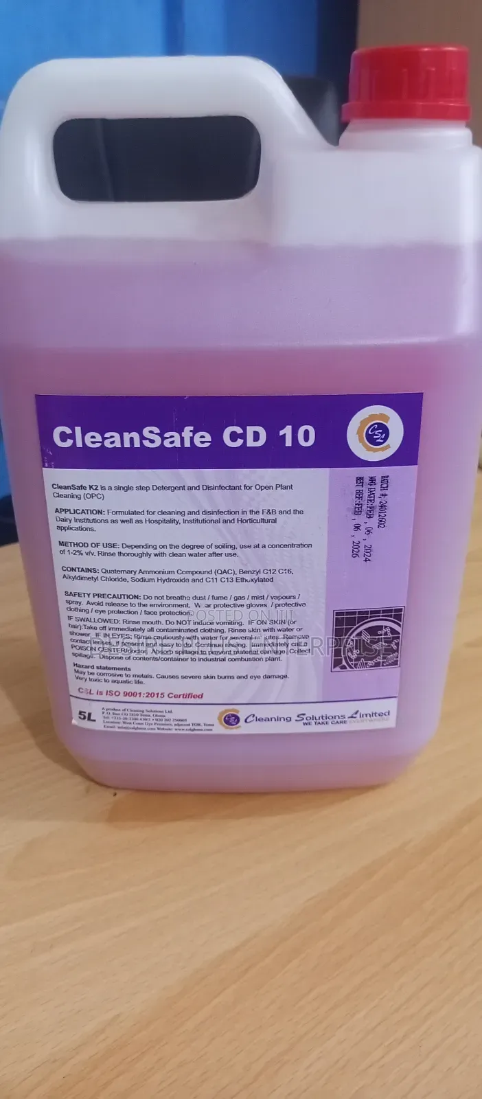 Suma D10 Detergent Disinfectant