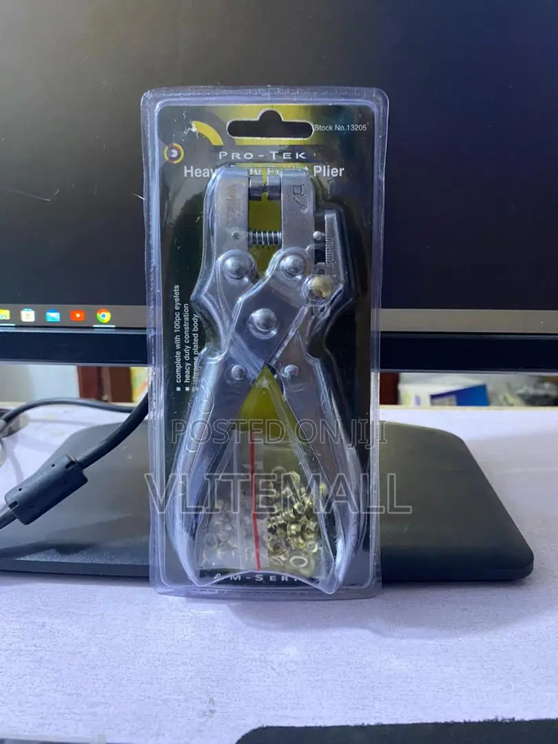 Heavy Duty Eyelet Plier With 50pcs Eyelet