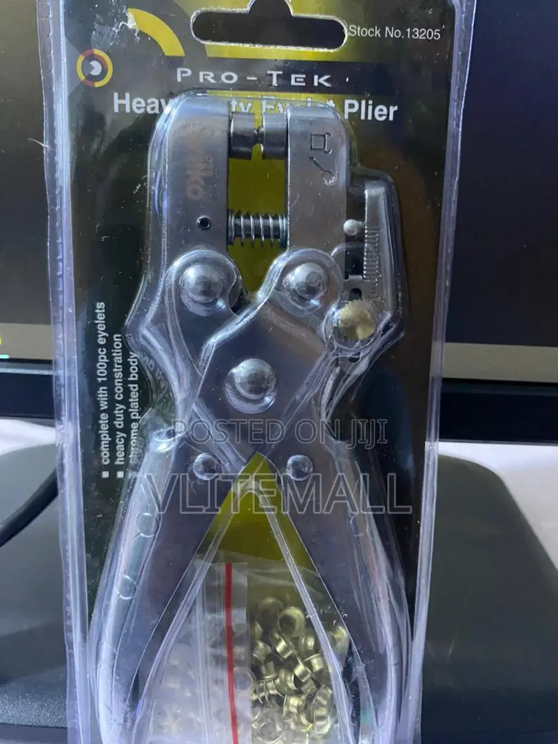 Heavy Duty Eyelet Plier With 50pcs Eyelet
