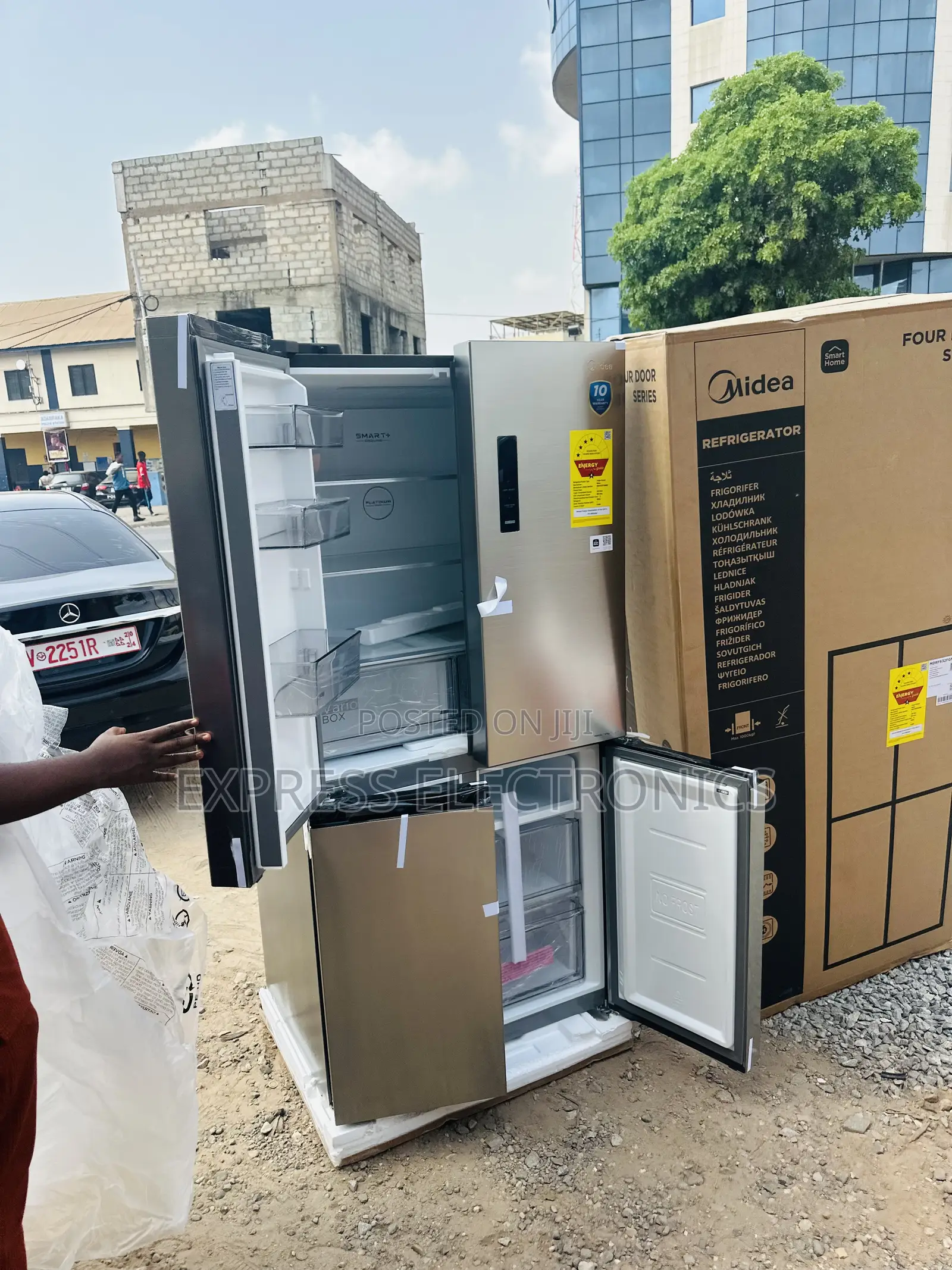 Smart Cooling MDRF632FGN46D Fridge 4doors Midea